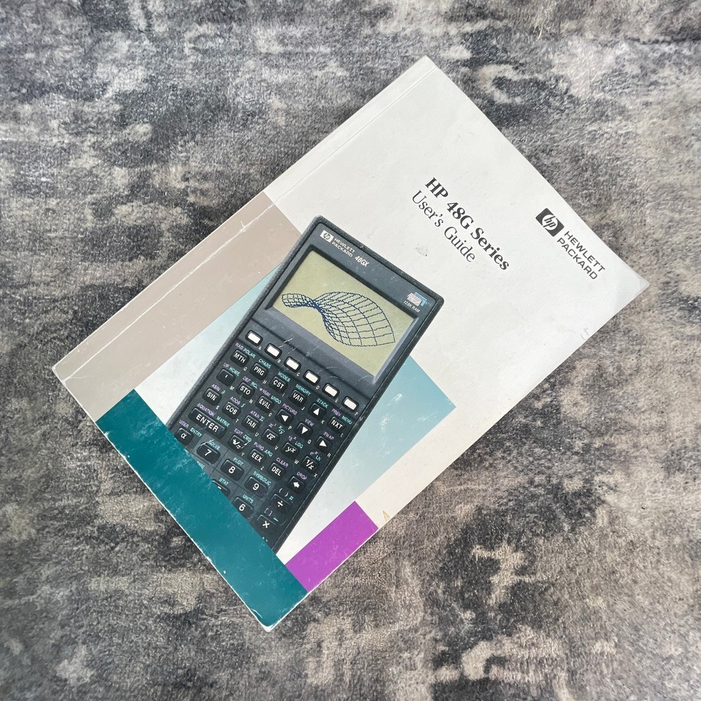 HP 48G Series User's Guide Hewlett Packard Graphing Calculator Manual 1994